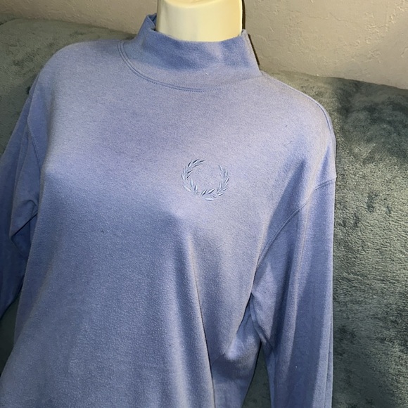 Blair medium light blue long sleeved turtleneck tee piling 💕 - Picture 2 of 4